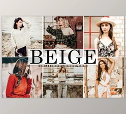 Download Beige Mobile & Desktop Lightroom Presets by Creativetacos