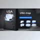Download USA Map United States of America with States (VideoHive 23986214) - AE Project