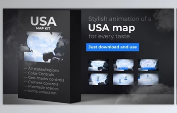 Download USA <span class='badge badge-warning'>Map</span> United States of <span class='badge badge-warning'>America</span> with States (<span class='badge badge-warning'>VideoHive</span> 23986214) - AE <span class='badge badge-warning'>Project</span>