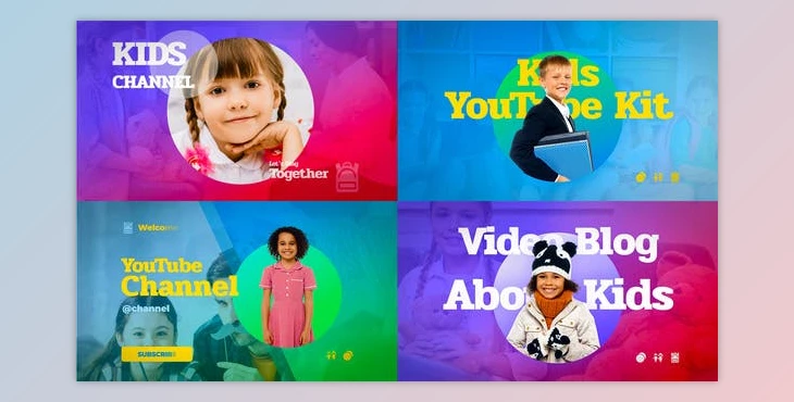 Download Kids YouTube Kit – VideoHive 23735094 - AE Project
