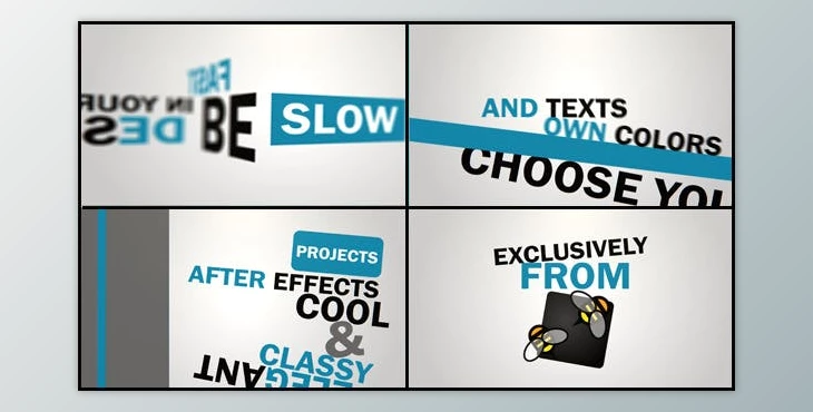 Download Kinetic Typography – VideoHive 4706469 - AE Project