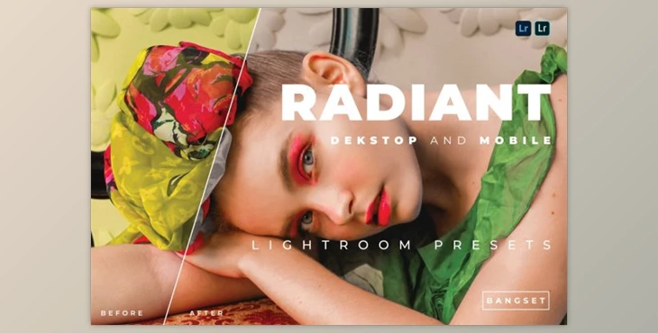 Download Radiant Desktop and Mobile Lightroom Preset by Bangset