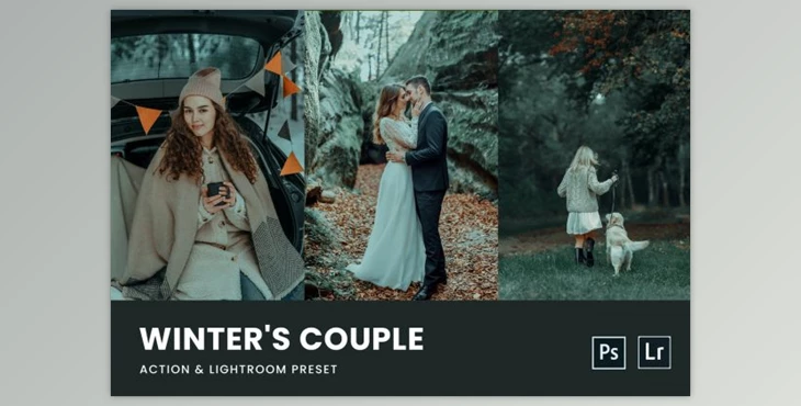 Download Winter’s Couple Photoshop Action & Lightrom Preset by nmc2010
