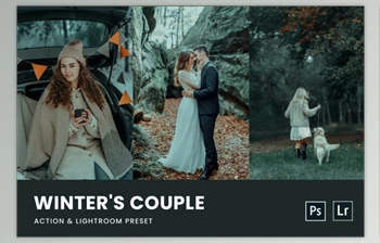 Download Winter’s Couple Photoshop Action & Lightroom <span class='badge badge-warning'>Preset</span> by nmc2010