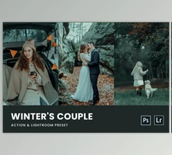 Download Winter’s Couple Photoshop Action & Lightroom Preset by nmc2010