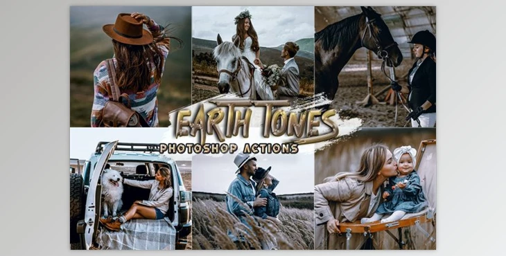 Download Earth Tones Photoshop Actions by 2lagus (ATN)