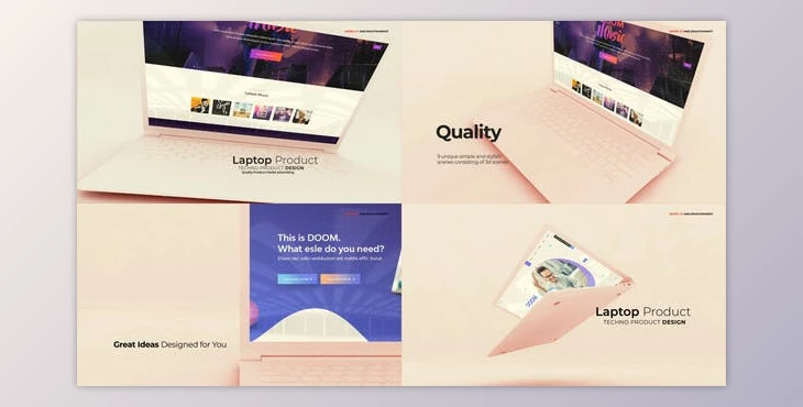 Download Laptop Mockup Promo (Videohive 31231212) - AE Project