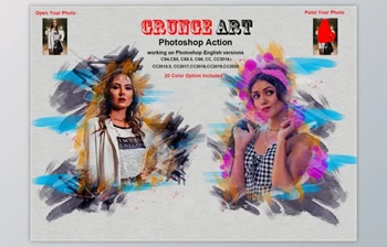 Download Grunge Art Photoshop Action By <span class='badge badge-warning'>Studio</span> Retouch