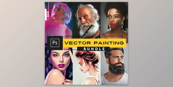 Download Vector Painting Photoshop Actions By SupremeTones (ATN)