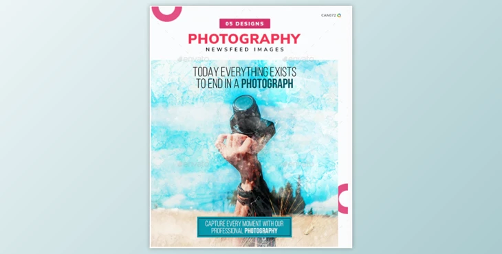 Download Photography Social Media News Feed Images Set – 05 Designs By Hyov (PSD, JPG)