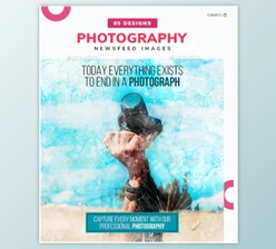 Download Photography Social Media News Feed Images Set – 05 Designs By Hyov (PSD, JPG)
