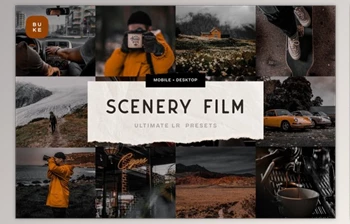 Download Scenery Film – <span class='badge badge-warning'>3</span> Lightroom Presets By BukeShop