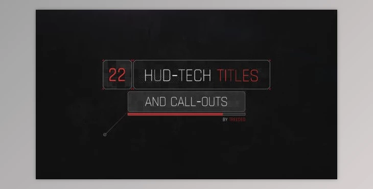 Download HUD Tech Titles & Call Outs (Videohive 23268195) - AE Project
