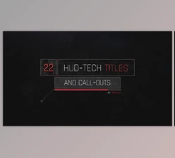 Download HUD Tech Titles & Call Outs (Videohive 23268195) - AE Project