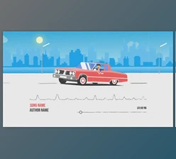 Download Car Music Visualizer (Videohive 31925850) - AE Project