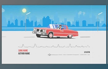 Download <span class='badge badge-warning'>Car</span> Music Visualizer (Videohive 31925850) - AE Project