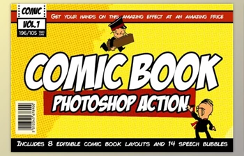 Download Comic Book Photoshop Action <span class='badge badge-warning'>Kit</span> By denestudios