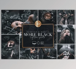 Download MORE BLACK – Lightroom Presets By Lovoos Studio (Mob, Desk)
