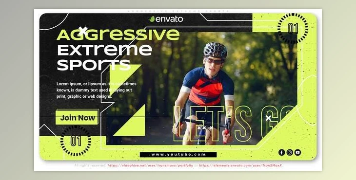 Download Aggressive Extreme Sports (Videohive 32159860) - AE Project