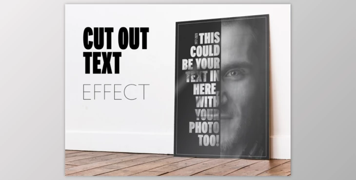 Download Cut Out Photo Text Effect Mockup By Patrick (PSDT)