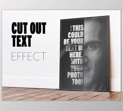 Download Cut Out Photo Text Effect Mockup By Patrick (PSDT)