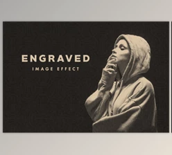 Download Vintage Engraved Photo Effect Mockup By Pixelbuddha (PSDT)