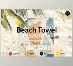 Download Beach Towel Mock-ups Set By Mocca2Go
