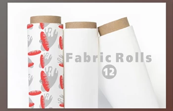 Download Fabric Rolls Mockup - <span class='badge badge-warning'>Layered</span> By bazarova