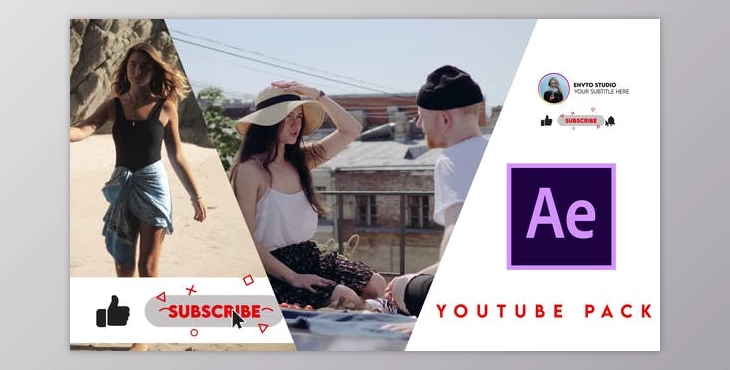 Download Youtube Pack (Videohive 32204281) - AE Project