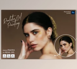 Download Realistic Oil Painting – Photoshop Action by Sko4 (ATN, ABR, PAT, PDF)
