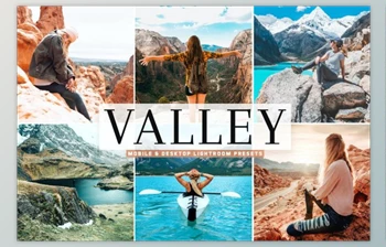 Download <span class='badge badge-warning'>Valley</span> Mobile & Desktop Lightroom Presets by creativetacos