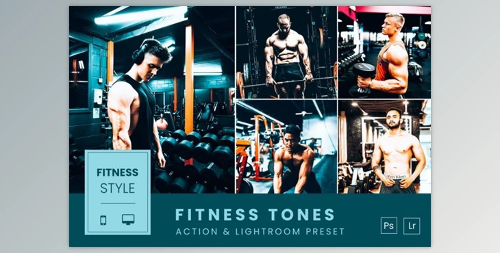 Download Fitness Tones Action & Lightroom Preset by volusthemes