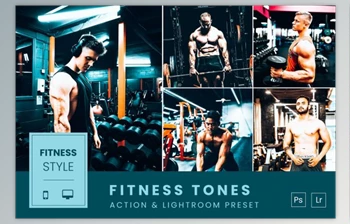 Download Fitness <span class='badge badge-warning'>Tones</span> Action & Lightroom Preset by volusthemes