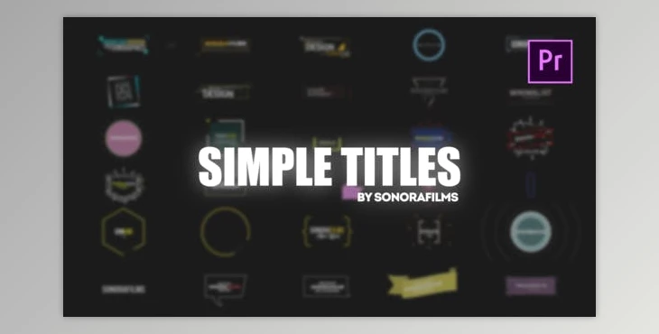 Download Simple Titles For Premiere (Videohive 32202271) - PR Project