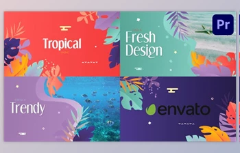 Download <span class='badge badge-warning'>Tropical</span> Promo Slideshow - Premiere Pro MOGRT (Videohive 32193978)