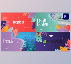 Download Tropical Promo Slideshow - Premiere Pro MOGRT (Videohive 32193978)
