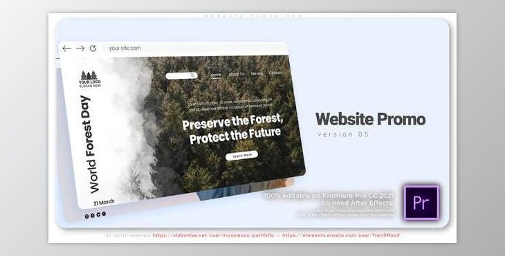 Download Website Promo Z05 (Videohive 32111877) - PR Project