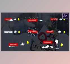 Download Snow Subscribes - After Effects (Videohive 25369488) - AE Project