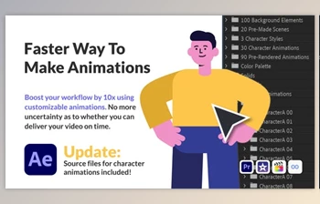 Download <span class='badge badge-warning'>Character</span> <span class='badge badge-warning'>Animation</span> Pack - Office and Corporate (Videohive 30222701) - AE Project