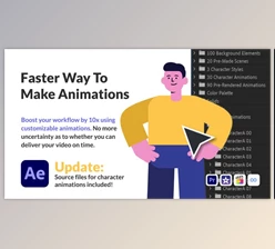 Download Character Animation Pack - Office and Corporate (Videohive 30222701) - AE Project