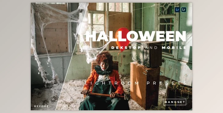 Download Halloween Desktop and Mobile Lightroom Preset by Bangset