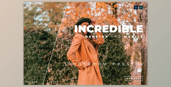 Download Incredible Desktop and Mobile Lightroom Preset by Bangset