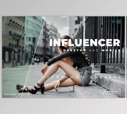 Download Influencer Desktop and Mobile Lightroom Preset