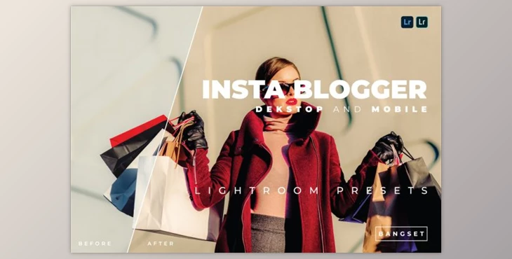 Download Insta Blogger Desktop and Mobile Lightroom Preset by Bangset