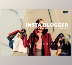 Download Insta Blogger Desktop and Mobile Lightroom Preset by Bangset