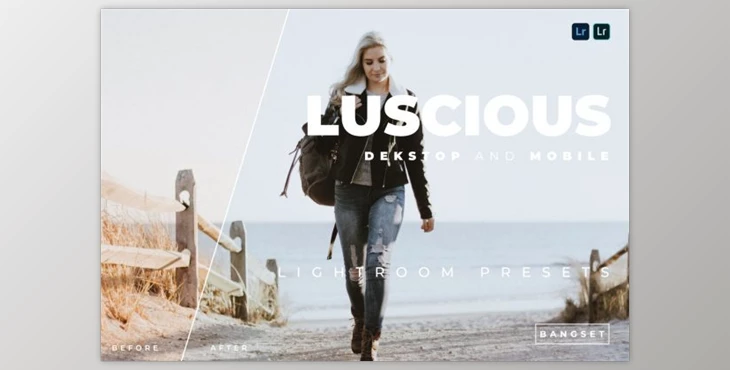 Download Luscious Desktop and Mobile Lightroom Preset by Bangset