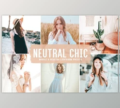 Download Neutral Chic Mobile & Desktop Lightroom Presets by creativetacos