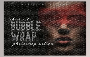 Download Plastic Bubble Wrap <span class='badge badge-warning'>Photoshop</span> <span class='badge badge-warning'>Actions</span> by Invents