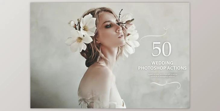 Download 50 Wedding Photoshop Actions by Eldamar Studio