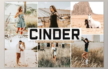Download <span class='badge badge-warning'>Cinder</span> Mobile & Desktop Lightroom Presets by creativetacos